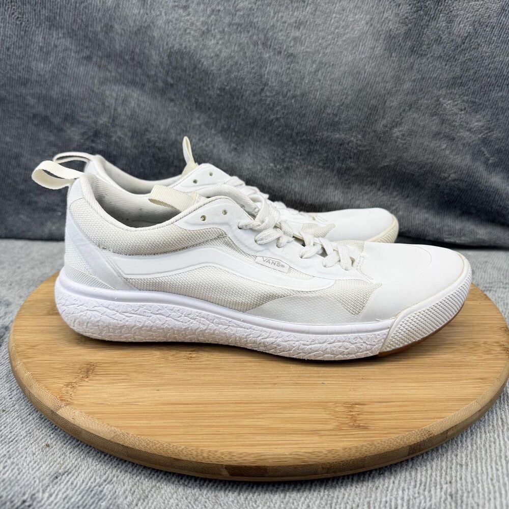Vans Ultrarange Shoes Womens Size 8 White Mesh Skateboarding Sneakers 721356